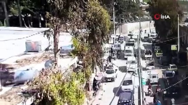 Afrin'de 40 kişinin öldüğü PKK/YPG saldırısında patlama anının görüntüleri ortaya çıktı