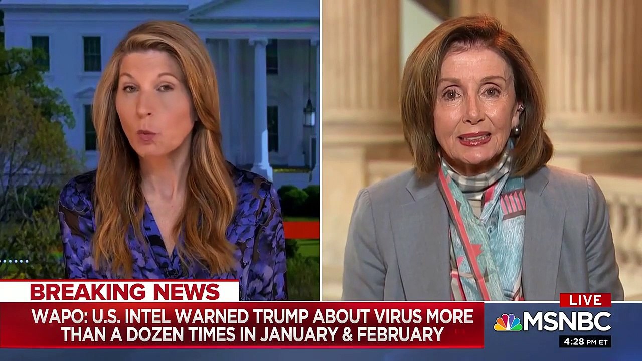 Pelosi says her time is better spent speaking in a public because it's what Trump pays attention to