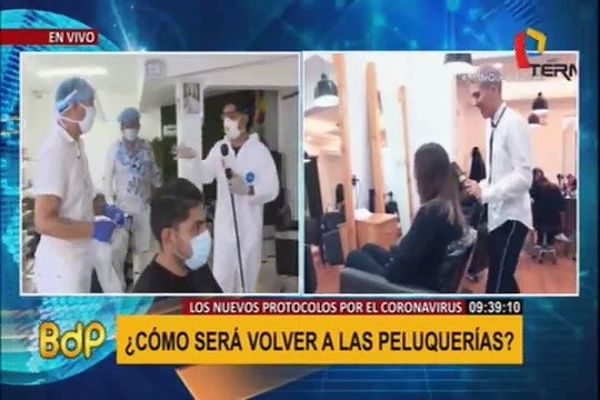 Estilistas presentan protocolo de bioseguridad para reapertura de peluquerías
