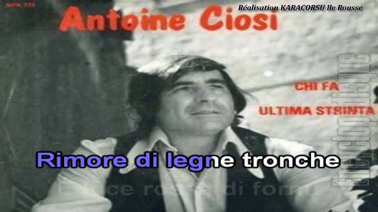 KARAOKE ANTOINE CIOSI - Chi Fà