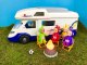 TELETUBBIES Toys Camping Trip In PLAYMOBIL Camper Motorhome RV Van