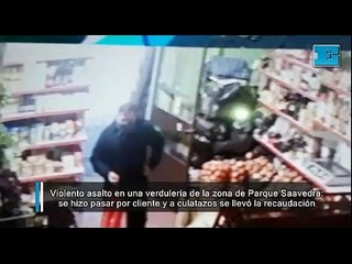 Feroz asalto en una verdulería de la zona de Parque Saavedra: a culatazos se llevó la recaudación