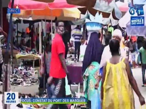 RTG / Covid 19 - Focus - Constat du port des masques