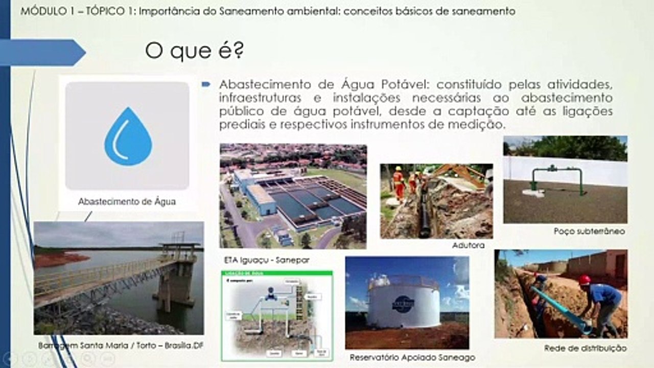 Aula M1P1 - Saneamento - conceitos basicos