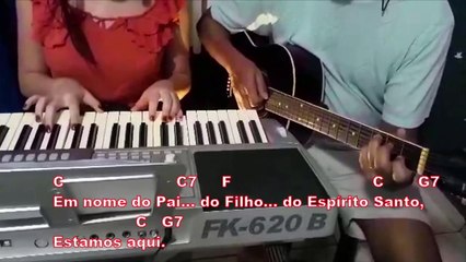 SANTÍSSIMA TRINDADE - cover versão litúrgica - com cifra - CANTANDO EM FAMÍLIA