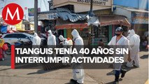 Por coronavirus, suspenden actividades en tianguis de San Felipe de Jesús, en GAM