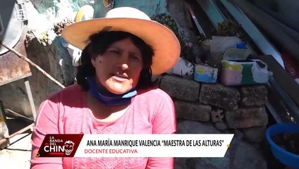 Maestra arequipeña lleva educación a las alturas