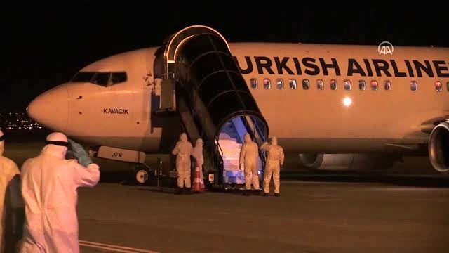 Bosna Hersek ve Hırvatistan'dan getirilen 118 Türk vatandaşı Erzurum'daki yurtlara yerleştirildi