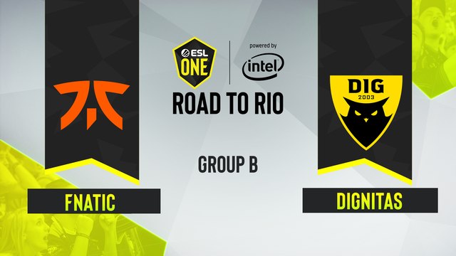 CSGO - Dignitas vs. Fnatic [Dust2] Map 3 - ESL One Road to Rio - Group B - EU