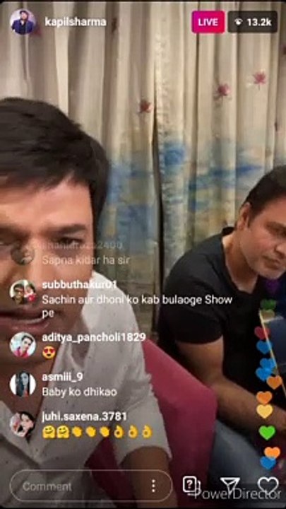 Kapil sharma live Instagram chat