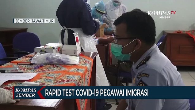 Rapid Test Massal Covid-19 Pegawai Kantor Imigrasi