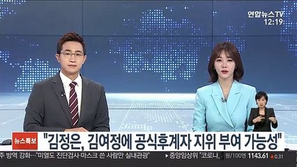 입법조사처 "김정은, 김여정에 공식후계자 지위 부여 가능성"