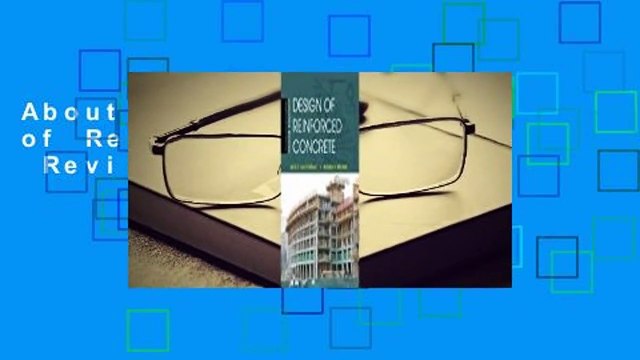 About For Books Design of Reinforced Concrete Review