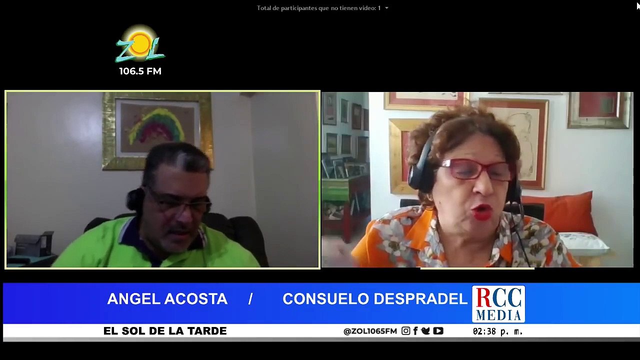 Angel Acosta y Consuelo Despradel leen carta de Antonio Abreu para sus compañeros del PRM