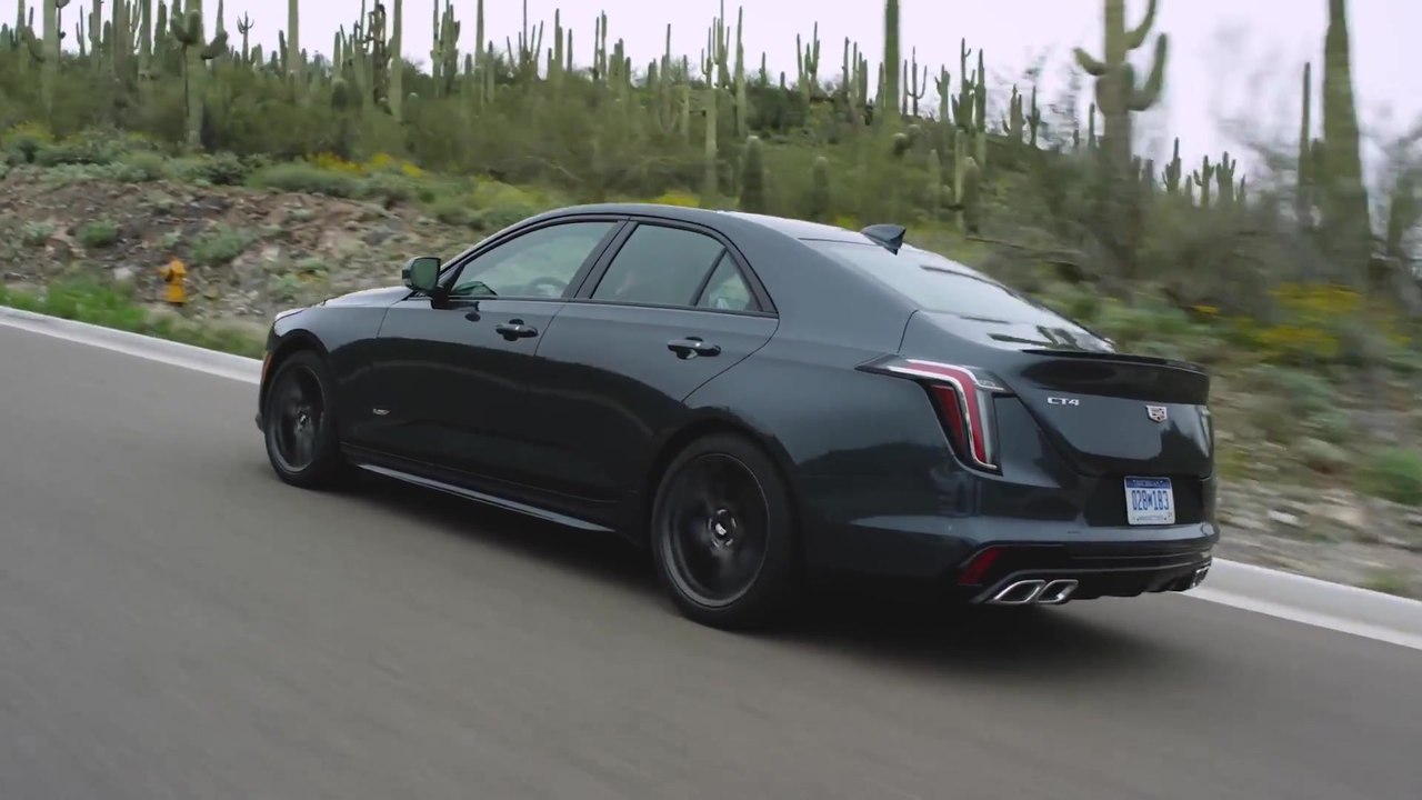 2020 Cadillac CT4-V Driving Video