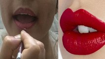 How To apply Lipstick Perfectly | देर तक टिकी रहेगी Lipstick बस करें ये 4 काम | Makeup Tips |Boldsky