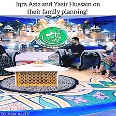 Iqra Aziz And Yasir Hussain Talks About Their First Child