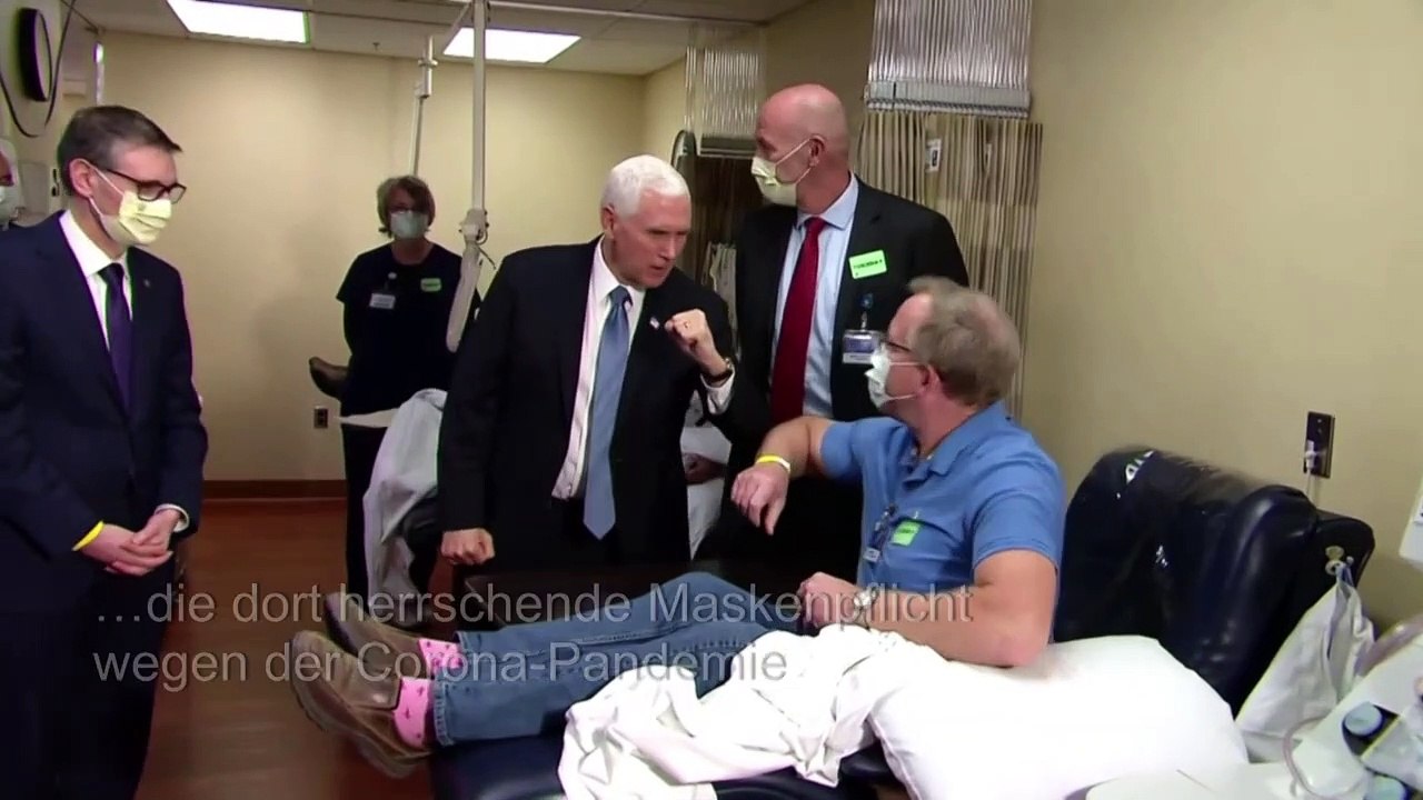 US-Vizepräsident Pence ignoriert Maskenpflicht in Klinik