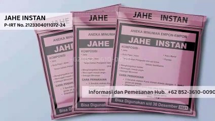 Recommended!!! +62 852-3610-0090 | Jahe Bubuk Kemasan