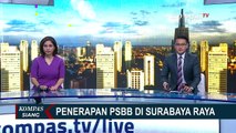 Hari Kedua Penerapan PSBB di Surabaya Raya, Kendaraaan Disemprot Disinfektan