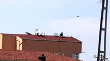 Hava almak için çıktığı çatıda polis dronesini görünce şaşkına döndü