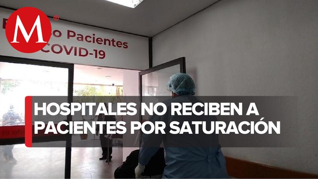 Largo peregrinaje para los pacientes de covid-19 en la CdMx