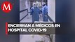 Trasladan a paciente de covid-19 sin cápsula en Hospital General de Zona 30 en la alcaldía de Iztacalco