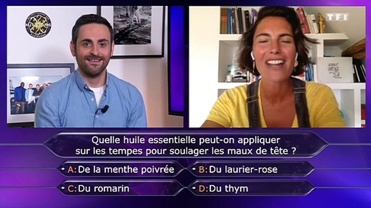 "Qui veut gagner des millions ?" : Le drôle d'appel à un ami d'Alessandra Sublet