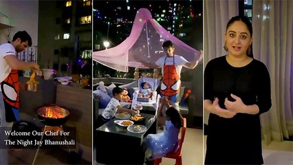 Mahhi Vij And Jay Bhanushali Plan A Fun Evening With Kids