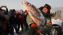 Videos of Chinese brothers ice-fishing in extreme cold draw one million viewers online