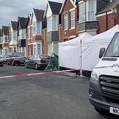 Download Video: Police cordon off Sunderland street after the discovery of a body inside a vehicle