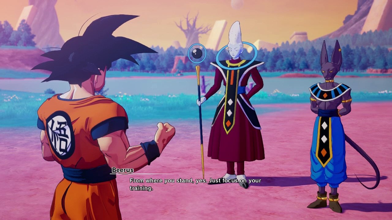 dragon ball z kakarot a new power awakens | |Whis training part 1