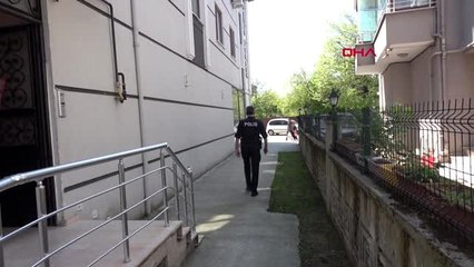 DÜZCE Pencereye sıkışan güvercini itfaiye kurtardı