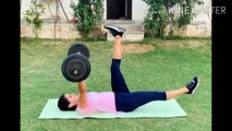 Indian women's Cricketers doing fitness in lockdown