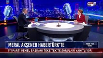 Meral Akşener, Erdoğan'la ilgili soruyu duyunca kahkahayı bastı