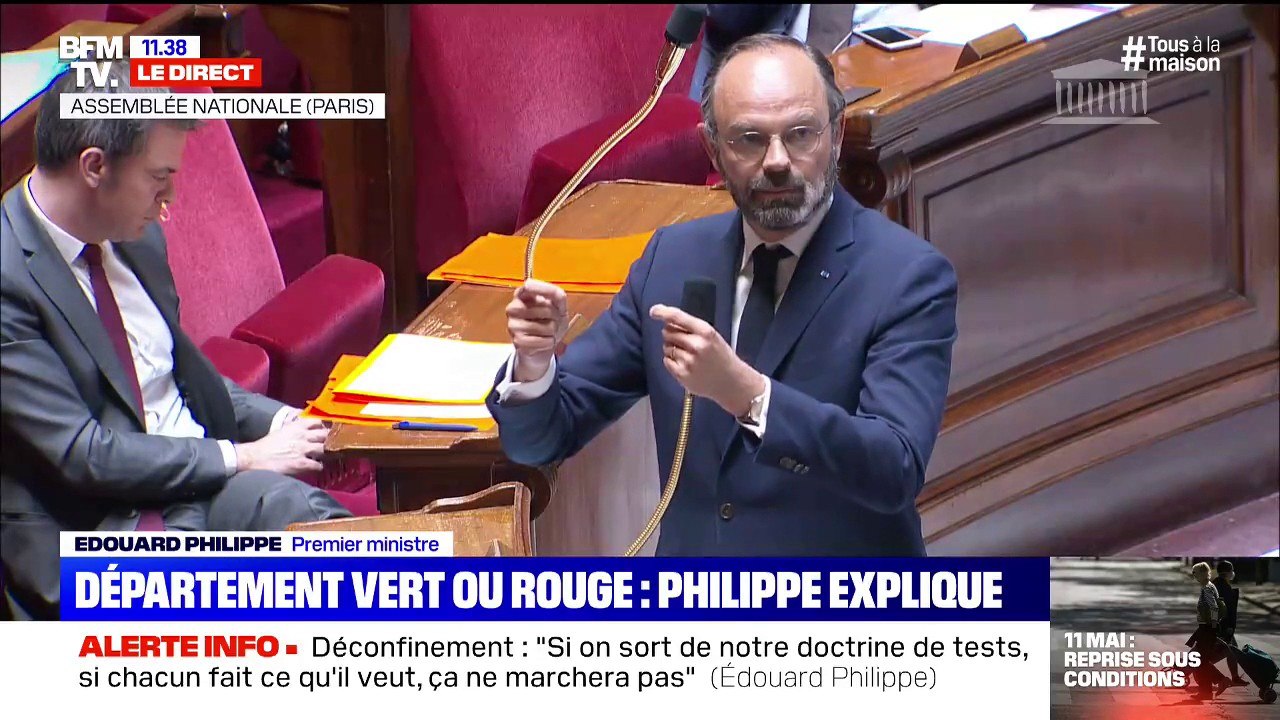 Édouard Philippe sur la carte de déconfinement: "Trois grand indicateurs nous permettent de savoir si le virus circule beaucoup ou peu"