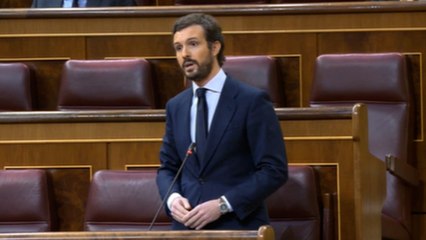 Casado acusa a Sánchez de "mentir" y hacer el "ridículo"