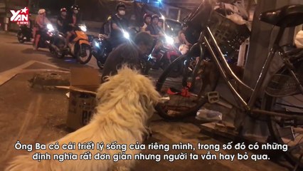 Chuyện về cụ ông thà đi ăn xin chứ nhất định không bán chó