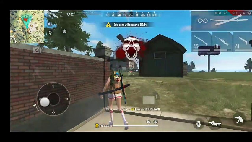 India Awm King Sniping Free Fire Live Youtube