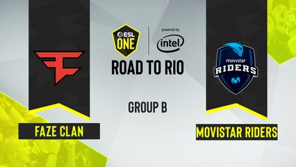 CSGO - Movistar Riders vs. FaZe Clan [Mirage] Map 2 - ESL One Road to Rio - Group B - EU