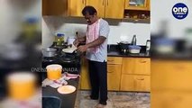 ಮಗ ಮತ್ತು ಹೆಂಡತಿಗೆ ದೋಸೆ ಮಾಡಿಕೊಟ್ಟ ನಿರ್ಮಾಪಕ K ಮಂಜು..! | K Manju | filmibeat Kannada