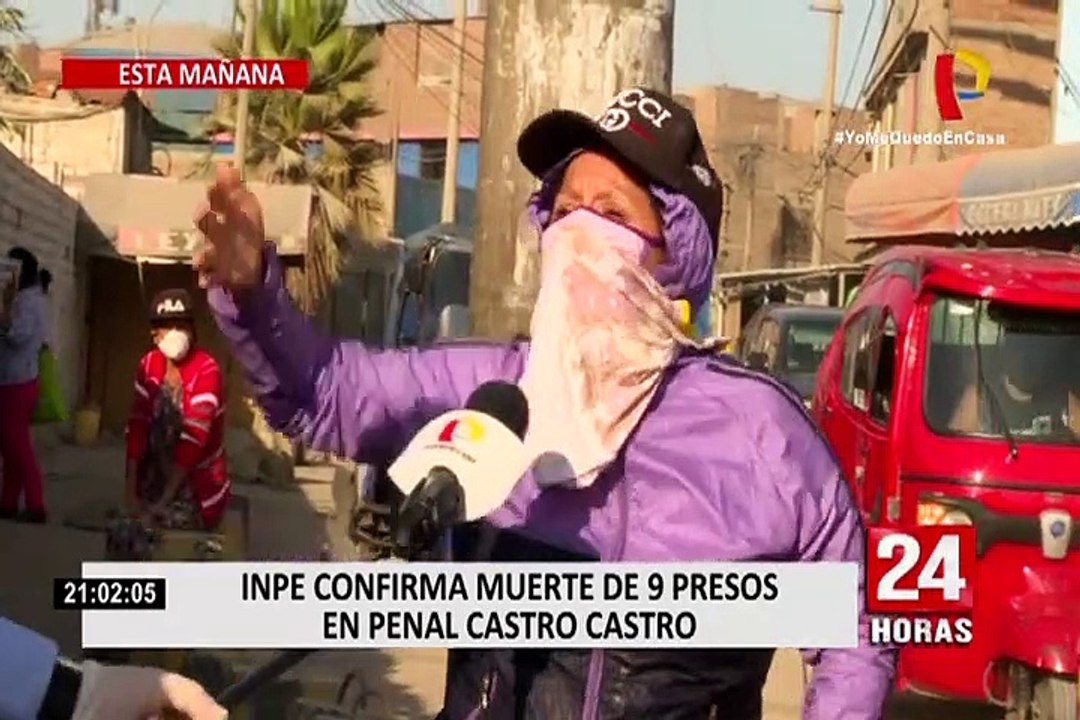 INPE confirma la muerte de 9 reos en el penal Castro Castro