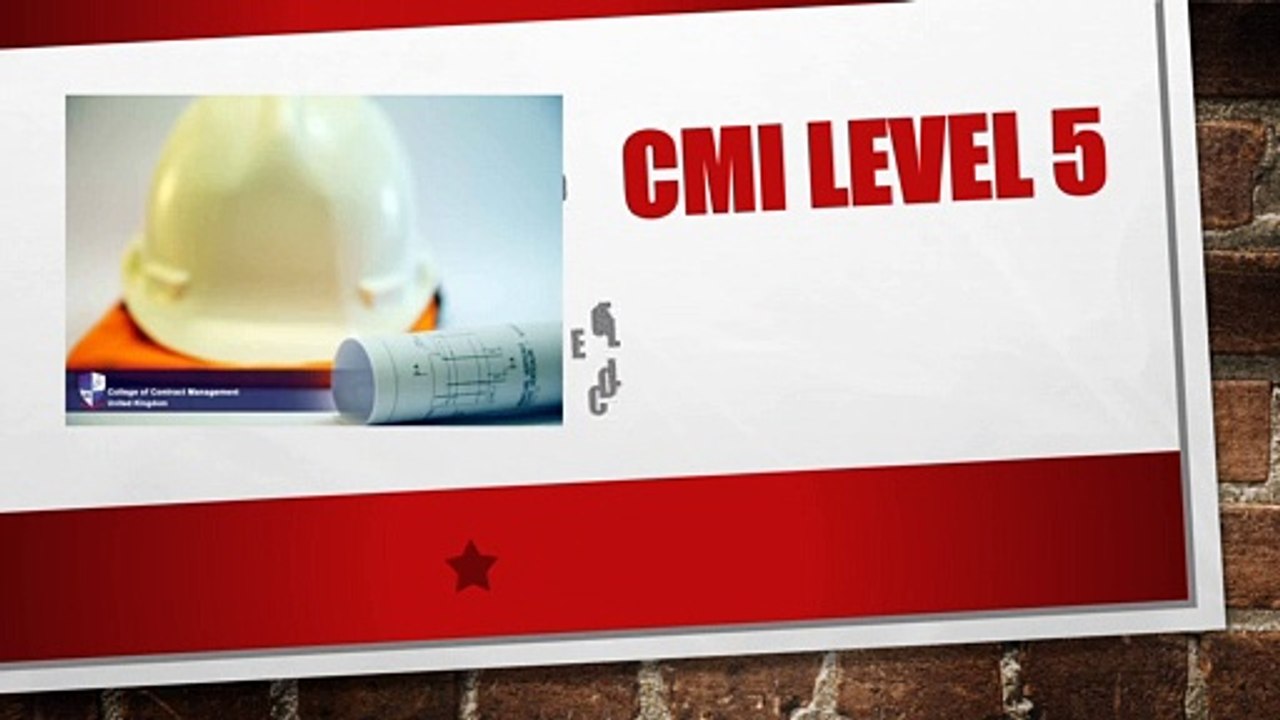 CMI Level 5