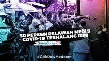 50 Persen Relawan Medis Covid-19 Terhalang Izin