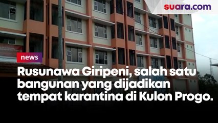 Rusunawa Giripeni di Kulon Progo Jadi Tempat Karantina Para Pendatang