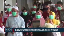 2 Pasien Covid-19 di Kota Gorontalo Dinyatakan Sembuh,Disambut Puluhan Perawat