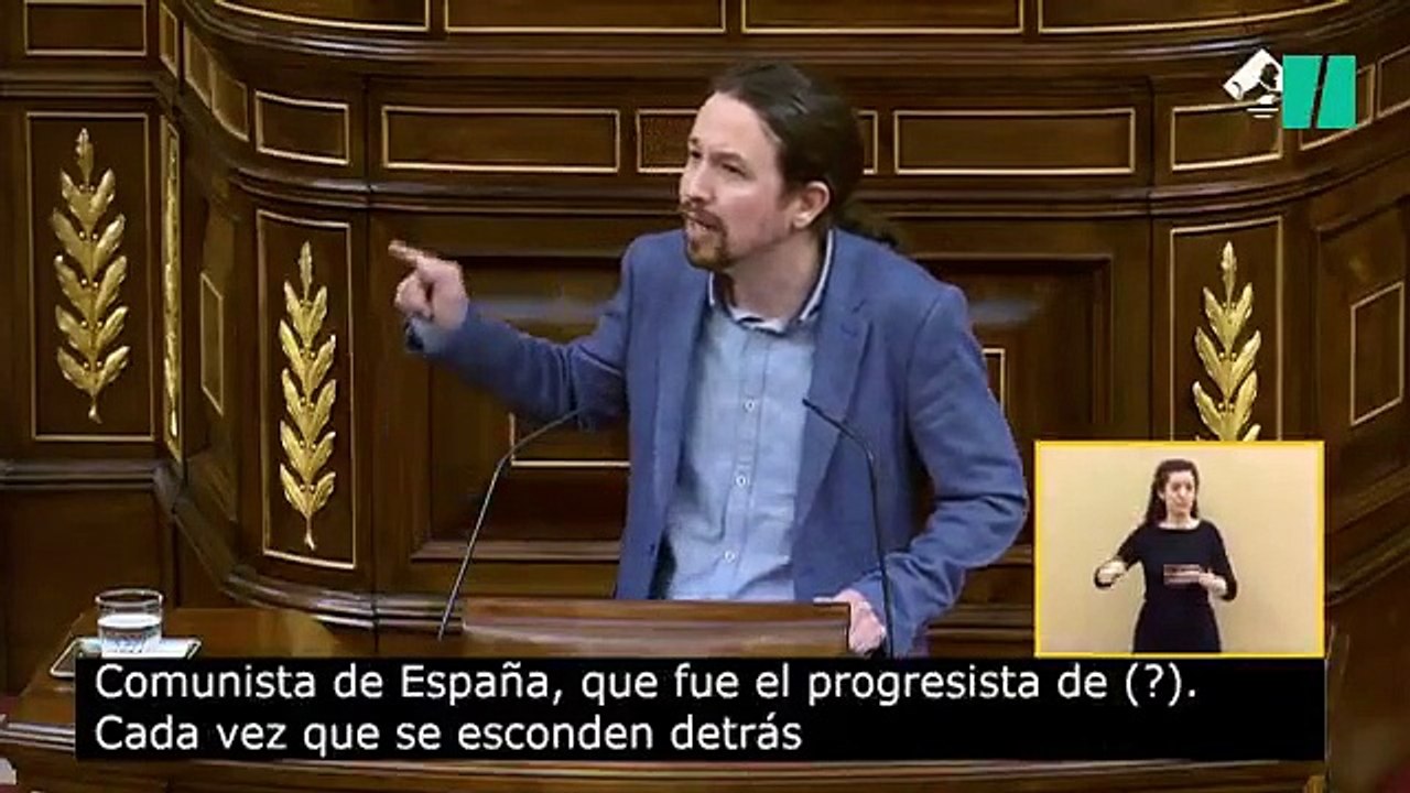 PABLO IGLESIAS: Un vicepresidente del Gobierno de una democracia europea moderna defendiendo al comunismo desde el estrado:  "No habría democracia (...) sin la acción de los comunistas (...) que son reconocidos como héroes de la patria"