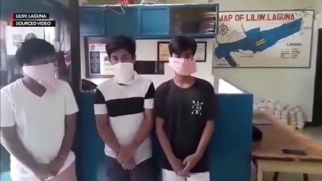 Minors in Laguna made to reenact quarantine offense