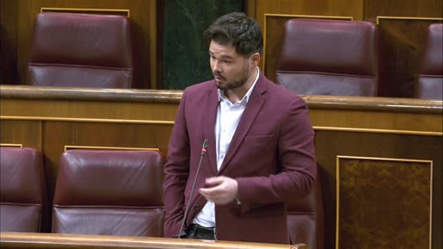 Rufián: No tiene sentido ir a cortarse el pelo antes de ir a ver a tu madre