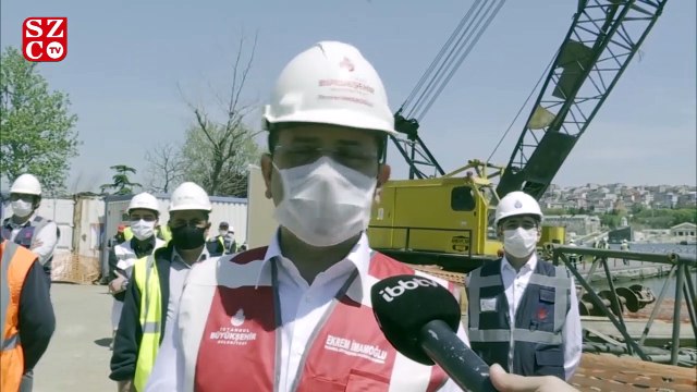 Ekrem İmamoğlu, “açılmadan çöken” tramvay hattını inceledi